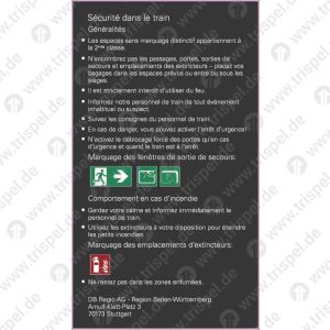 Sicherheit im Zug - französisch