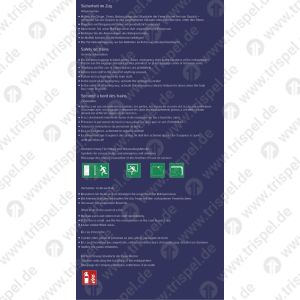 Sicherheit im Zug - dreisprachig - D, E, F