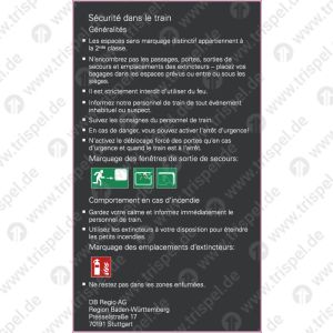 Sicherheit im Zug - französisch