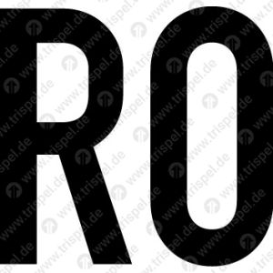 UIC-Buchstabe RO - für Rumänien