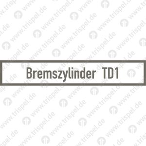 Manometerkennzeichnung Bremszylinder TD1