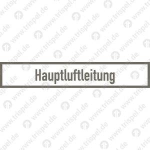 Manometerkennzeichnung Hauptluftleitung