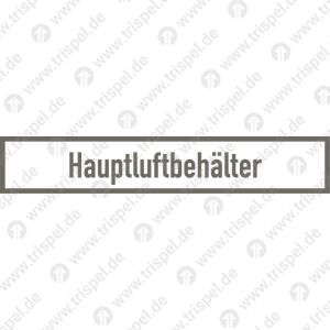 Manometerkennzeichnung Hauptluftbehälter