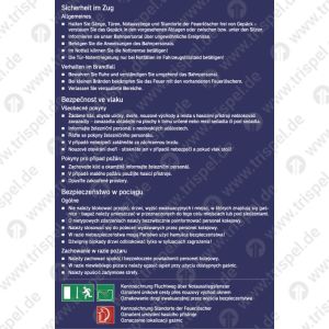 Sicherheit im Zug -Hochformat-3-sprachig - D, CZ, PL (VT 612)