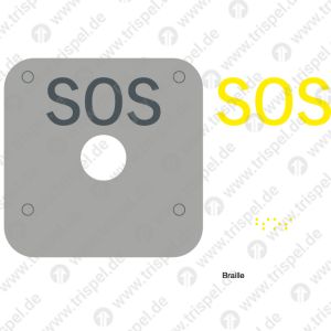 SOS (mit kreisförmigen Ausschnitt)
