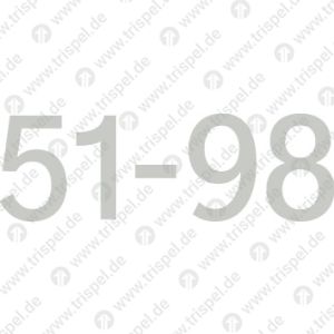 Platznummern für Infofeld 51-98