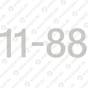 Platznummern für Infofeld 11-88