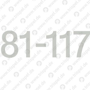 Platznummern für Infofeld 81-117