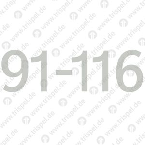 Platznummer für Infofeld 91-116