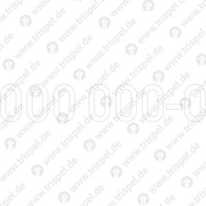 Wagennummer 7-stellig variabelfür Tutoprom - Beschichtung