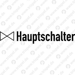 Absperrhahn für Hauptschalter