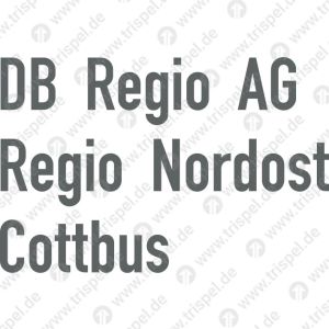 HeimatanschriftDB Regio AGRegio NordostCottbus