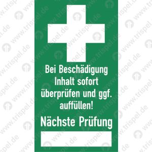 Bei Beschädigung Inhalt sofort überprüfen...Dokumentenfolie