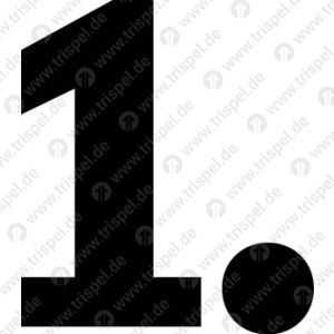 Kennzeichnung 1. Klasse(Klebeseite vorderseitig bzw. Verklebung hinter Glas)