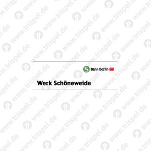 S-Bahn Logo/ Bahn Berlin/ DB-LogoWerk Schöneweide