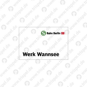 S-Bahn Logo/ Bahn Berlin/ DB-LogoWerk Wannsee