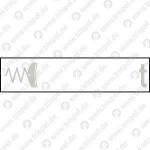 Feststellbremsgewicht je Fahrzeug ohne Eindruck Symbol Federspeicherbremse __ t