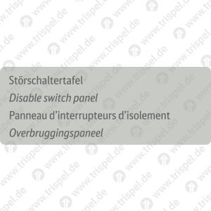 Störschaltertafel4-sprachig D, E, F, NL
