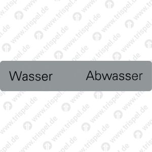 Aufkleber für Frischwasseranzeige - Wasser Abwasser