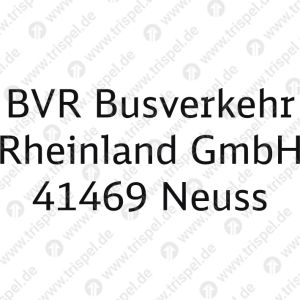 AdresseBVR BusverkehrRheinland GmbH41469 Neuss