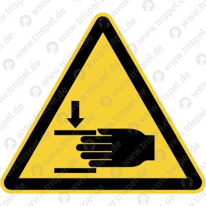 Warnung vor HandverletzungenSchenkellänge 200mm