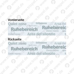 „Ruhebereich“ für Lounge BR 403.0, 406.0 - 5-sprachig D, E, F, I, NL - doppelseitig