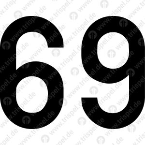 Ziffer 6 bzw. 9, 60 mm