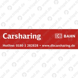 Carsharing...Heckscheibenaufkleber„hinter Glas“