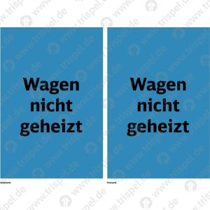 Wagen nicht geheiztdoppelseitig