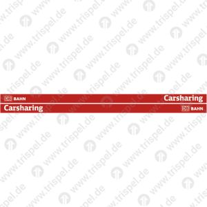 DB BAHN CarsharingCarsharing DB BAHN(1 Satz bestehend aus zwei Streifen)