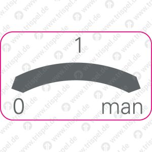 WC-Tür 0 1 man mit Pfeil