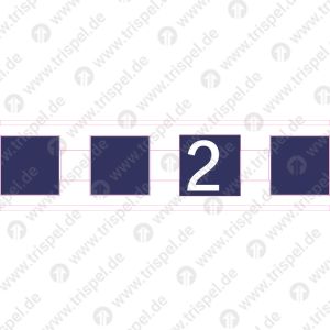 Sicherheitsstreifen auf Türen incl. Piktos - einseitig für geätzte Scheiben