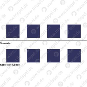Sicherheitsstreifen / Durchlaufschutz - 4 Quadrate - ohne Piktogramm-Symboldoppelseitig ICE 1 Redesign
