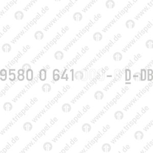 Fahrzeugnummer9580 0 641 000-0 D-DB -Eindruck variabel-