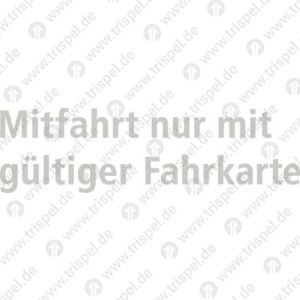 Mitfahrt nur mit gültiger Fahrkarte - für Tutoprom-BeschichtungEinsatz VBB