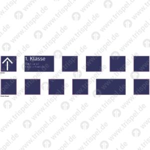 Sicherheitsstreifen auf Türen -doppelseitig-