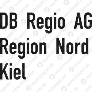 HeimatanschriftDB Regio AGRegion NordKiel