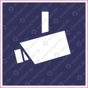 KameraüberwachtAnbringung nur im Außenbereich (Infofelder)