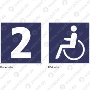 VS: 2. Klasse- doppelseitig RS: Rollstuhl - Einsatz VBB