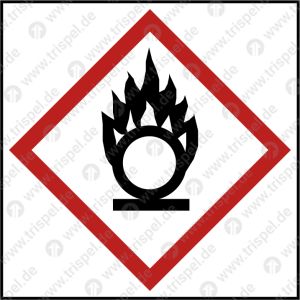 GHS03Gefahr oder Achtung Brandfördernd