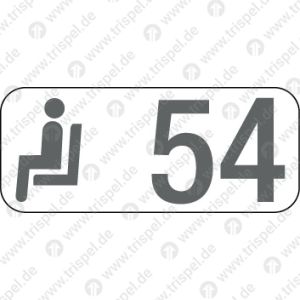 Sitzplatzreservierungsanzeige Gangplatz 54 / BR 407 - Velaro D