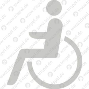 Rollstuhlfahrer linksweisend - Einsatz VBB