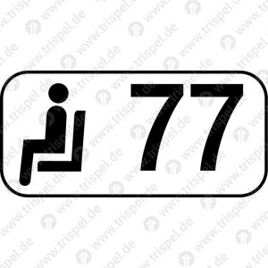 Sitzplatzreservierungsanzeige Gangseite 77