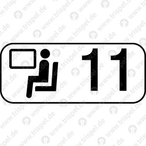 Sitzplatzreservierungsanzeige Fensterplatz 11