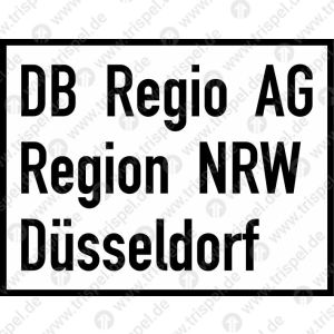 HeimatanschriftDB Regio AGRegion NRWDüsseldorf