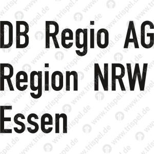HeimatanschriftDB Regio AGRegion NRWEssen