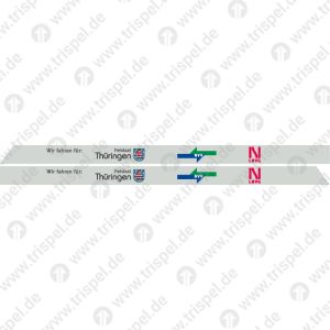 Wir fahren für: ..... Satz für linke und rechte Seite