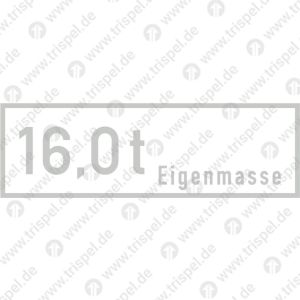Eigenmasse 16,0 t