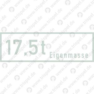 Eigenmasse 17,5 t