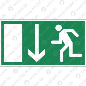 Notausgang Tür- langnachleuchtend -